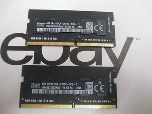 Apple SK Hynix 8GB 2 x 4GB Sticks PC4 21300 2666V DDR4 Sodimm Laptop RAM Memory - Picture 1 of 4