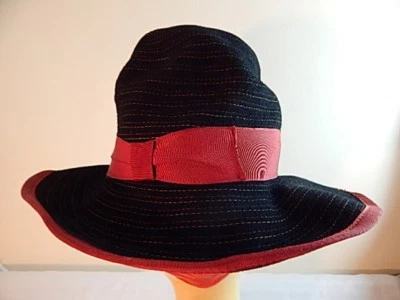 De colección Llama Fieltro Negro Lana Sombrero Salem Bruja Invierno Sol Gorra Gótico Bohemio 7 Foto 1 de 4