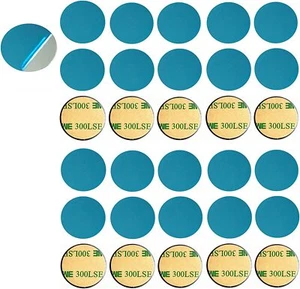 10x Metalowa płyta do uchwytu magnetycznego Telefon komórkowy Samochód Metalowa płyta Samoprzylepna - Zdjęcie 1 z 9