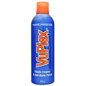 Vuplex Plastic Cleaner & Anti Static Polish 375g, Surface Cleaner - Picture 1 of 4