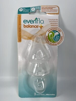 Even Flo Balance Plus 3 Pezones Ventilados Cuello Estándar Flujo Rápido X Corte 8M+ Foto 1 de 4