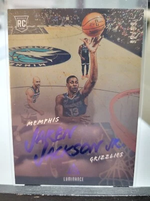 Jaren Jackson Jr Rookie Blue Luminance 92/99 2018-19 Panini Chronicles Basketbal - Image 1 of 2