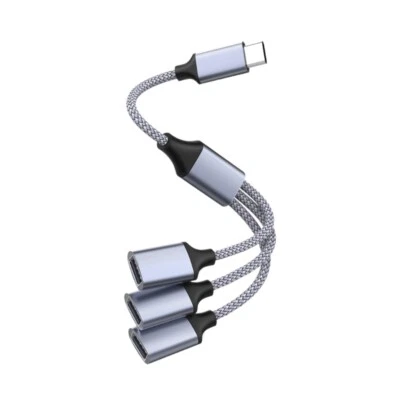 3 in Type C Host Power Splitter USB C Adapter to USB OTG Male Female Cable - Image 1 of 4