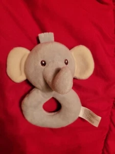 Baby Plush Elephant Rattle Development Toy Snuggle Buddy Ages 0+ Soft & Cute  - Picture 1 of 4