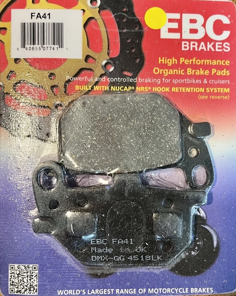 Pastillas de freno delanteras EBC YAMAHA RD400 XS750 XS1100 / XS #FA41 Foto 1 de 1