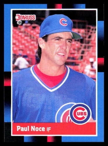 1988 Donruss  #315  Paul Noce   Infield   Chicago Cubs  FREE shipping - Image 1 of 1
