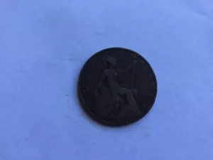 More details for uk old penny coin edward vii 1910.