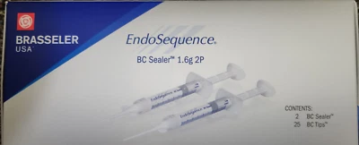 BRASSELER Endosequence BC Sealer Bioceramic Root Canal Sealing 1.6g get 2 syringes