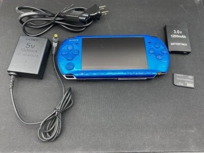 Sony PSP 3000 Console System Used Tested Battery, Charger,Memory card - Image 1 of 4