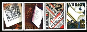 Schweden 1990 Broschürenscheibe Zellstoff und Papier. Graveur Slania. Neuwertig - Bild 1 von 1