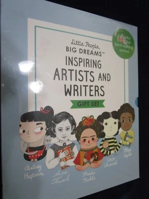 Little People, Big Dreams Inspiring Artist and Writers Gift Set 5 Books Slipcase - Image 1 of 4