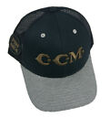 CCM  HOCKEY VINTAGE MESH BACK TRUCKER SENIOR/ADULT ADJUSTABLE CAP/HAT OSFM-BLACK