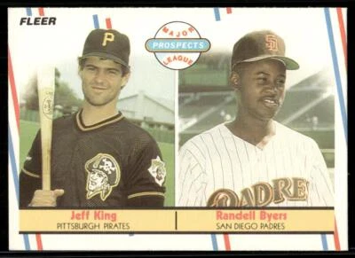 1988 Fleer #653 Jeff King / Randall Byers - Image 1 of 2