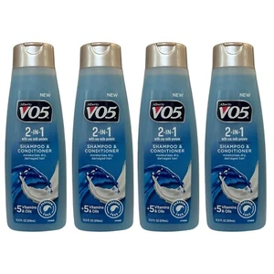 4 Pack Alberto VO5 2-in-1 w/ Soy Milk Protein Shampoo & Conditioner 12.5 oz - Picture 1 of 8