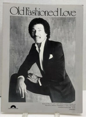 Old Fashioned Love Smokey Robinson Sheet Music Piano Voice Guitar 80s R&B NOSF4Z - Image 1 of 3