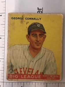 1933 Goudey #27 George Connally Cleveland - Picture 1 of 6