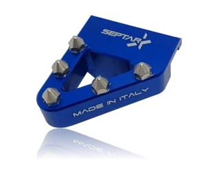 PUNTALE FRENO posteriore in ERGAL FANTIC MOTOR 50 125 250 enduro motard BLU - Imagen 1 de 1