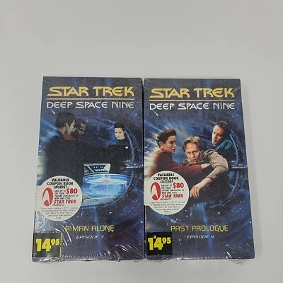 Star Trek: Deep Space Nine - Ep. 3 and Ep. 4 (VHS, 1996) Factory Sealed - Image 1 of 4