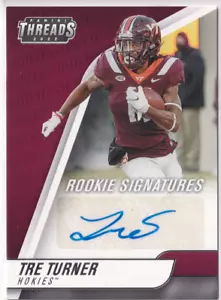 2022 Panini Chronicles Draft Picks Threads Rookie Signatures #67 Tre Turner - Bild 1 von 1