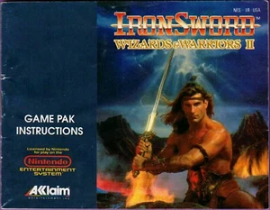 Ironsword: Wizards & Warriors II (Nintendo Entertainment System) NUR Booklet - Bild 1 von 2