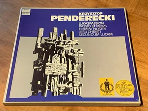 Krzysztof Penderecki Lukaspassion HENRYK CZYZ DHM HARMONIA MUNDI 2LP BOX NM - Picture 1 of 4