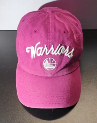 Golden State Warriors Hat Cap Womens Strap Back Pink '47 Brand Basketball NBA - Image 1 of 4