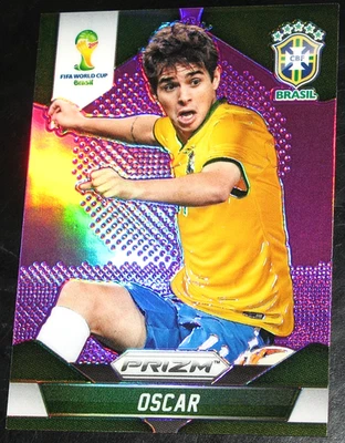 2014 Prizm Кубок мира Оскар фиолетовый # 01/99 Бразилия #109 - Изображение 1 из 2