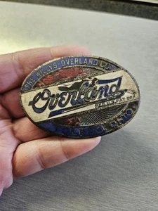 Antique Willy's Overland Radiator Badge / Emblem (PB 35) - Picture 1 of 7