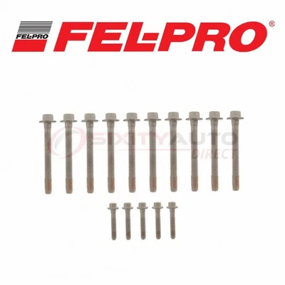 Fel-Pro Cylinder Head Bolt Set for 2007 GMC Sierra 1500 HD Classic 6.0L V8 - np Foto 1 de 4