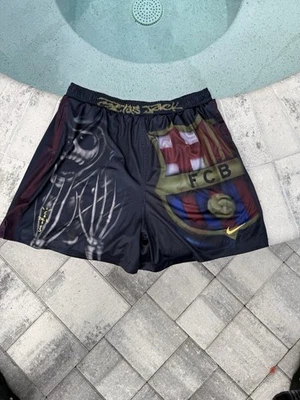 Домашние шорты Travis Scott x Nike x FC Barcelona Cactus Jack Skeleton - Изображение 1 из 4