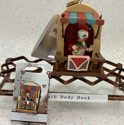 Disney Daisy Duck Sketchbook Christmas Gift Set Pin & Ornament New with Tags - Image 1 of 4