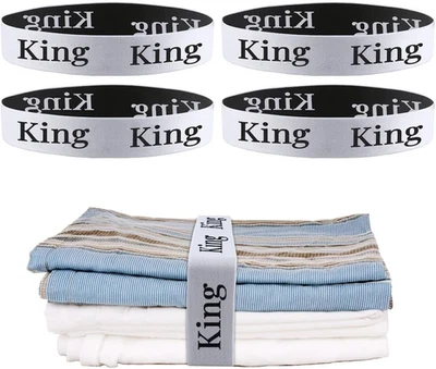 Bed Sheet Organizer Bands Elastic Bedding Strap Bands for Linen Closet Storage a - Image 1 of 4