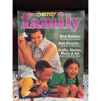 VTG Barney Family Magazine Premiere Issue Section 2 Of 2 1994 Arts + Crafts 90s - Image 1 of 4