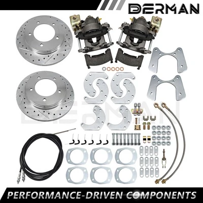 Rear End Disc Brake Kit New For 9 Inch pre - 1987 Ford truck or Bronco Foto 1 de 4