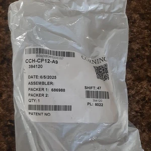Corning CCH-CP12-A9 LWL Adapter Panel, 6 LC Duplex OS2 Singlemode - Bild 1 von 3