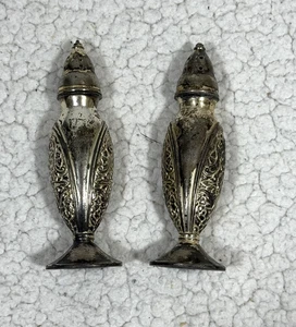 Vintage Peerless Silver Co. La France Reg Salz & Pfefferstreuer #618 Made In USA - Bild 1 von 5