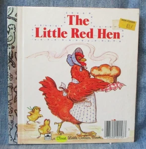 Vintage 1981 THE LITTLE RED HEN HARDCOVER BOOK A First Little Golden Book SYL3 - Imagen 1 de 3