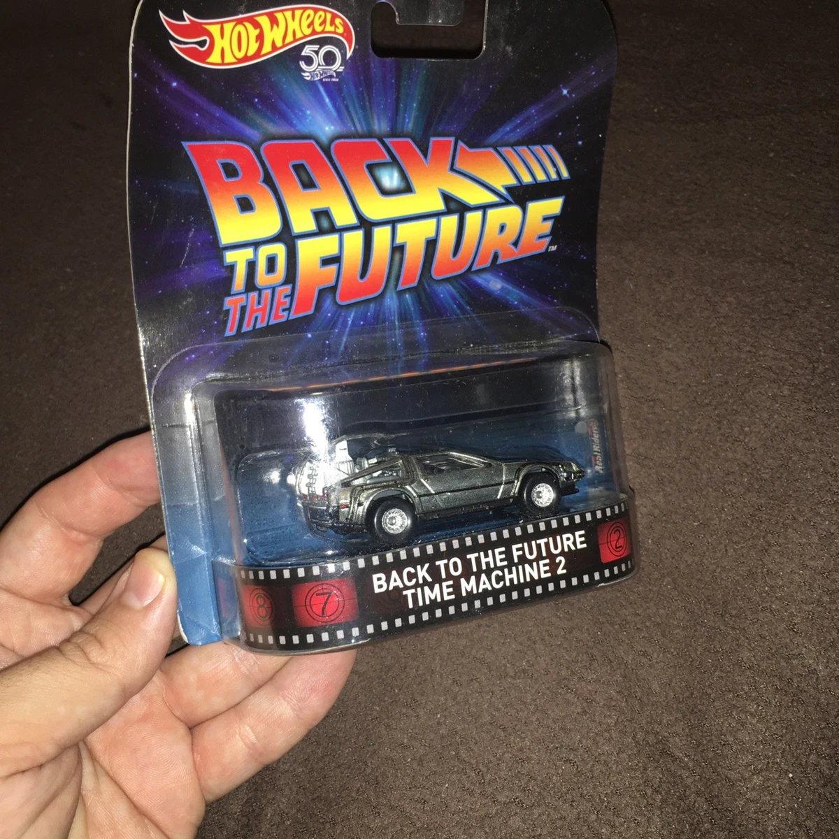 205-100 HotWheels 1/18 バック トゥ ザ フューチャー Amazon.com: HW 1/18 Elite for Back to The Future Time Machine