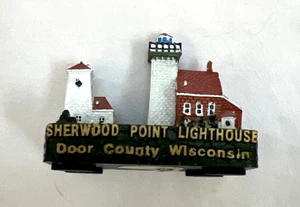 Sherwood Point Lighthouse Door County Wisconsin Mini Light Smith Novelty 2000 - Picture 1 of 10
