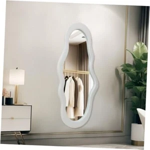 Small Cloud Mirror Unique 44X21 Inch Full Length Wall Mounted Cloud 44x21 Inch - Picture 1 of 8