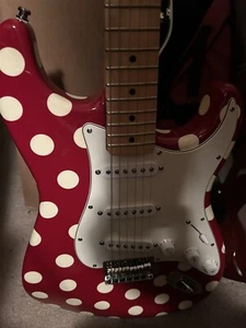 Fender Strat RED Buddy Guy Signature Guitar MSN62XXX MIM 1996-Free Shipping! - Picture 1 of 5