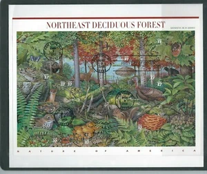 US SC # 3899 Northeast Deciduous Forest . No Cachet - Picture 1 of 1