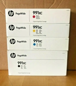 Confezione multipla inchiostro originale HP 991XC per Pagewide Managed - IVA Regno Unito Inc SCATOLA 2027 - Foto 1 di 1