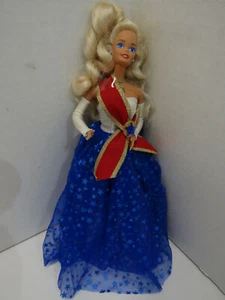OLD VINTAGE 1966 ORIGINAL BARBIE DOLL TOY RED WHITE AND BLUE - Picture 1 of 2