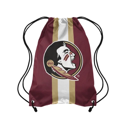 Florida State Seminoles Team Stripe Drawstring Back Pack FREE SHIP!! Cover