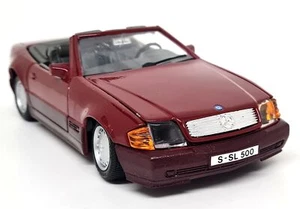Maisto 1/24 - Mercedes Benz SL500 Red Diecast Scale Model Car - Picture 1 of 6