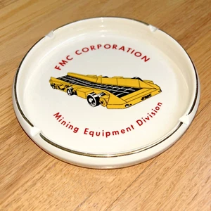 Vintage FMC CORPORATION MINING EQUIPMENT DIVISION Large Ashtray - Picture 1 of 5