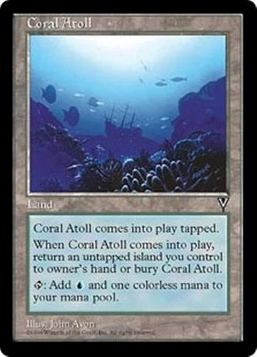 MTG - CORAL ATOLL - Visions (U) - Image 1 of 1