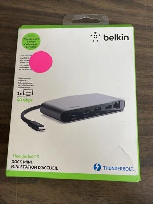 Belkin - Thunderbolt 3 Docking Station F4U098BT - Image 1 of 4