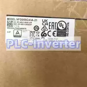 VFD055C43A-21 Entrega rápida de convertidores de frecuencia nuevos VFD055C43A-21# - Imagen 1 de 2